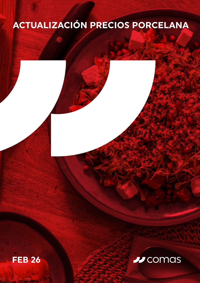 Comas NEWS 2026 Catalog Vajillas
